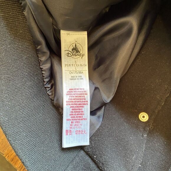 Disney Varsity Letterman Bomber Jacket Men's S Mickey Pluto Embroidered Vtg - Picture 8 of 10